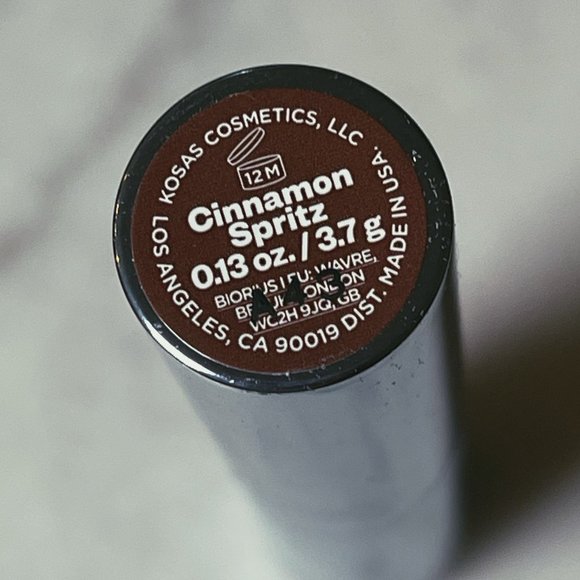 Kosas Wet Stick Moisturizing Shiny Sheer Lipstick with Ceramides Cinnamon Spritz - Picture 3 of 7